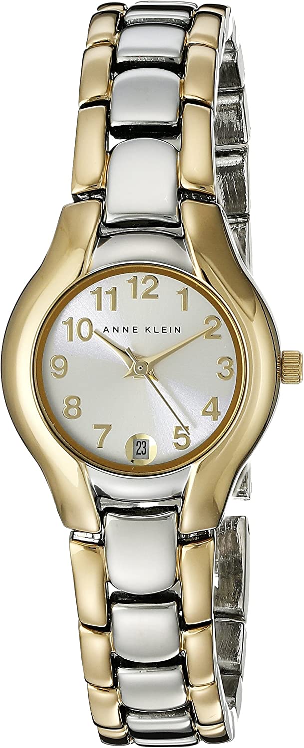 230816063509588_1 Anne Klein Women's 10-6777SVTT Two-Tone Dress Watch with an Easy to Read Dial - Image 1
